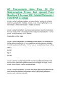ATI Pharmacology Made Easy 5&period;0 The Gastrointestinal System Test Updated Exam Questions & Answers With Detailed Rationales &vert; Instant PDF Download