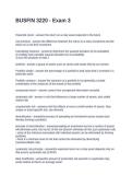 BUSFIN 3220 QUESTIONS AND ANSWERS GRADED A