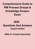 Comprehensive Guide to PMI Process Groups & Knowledge Areas &ndash; Study & Exam Prep PDF