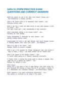SAFe 5&period;1 POPM PRACTICE EXAM QUESTIONS AND CORRECT ANSWERS