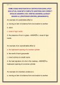 CRIME SCENE INVESTIGATOR IAI CERTIFICATION EXAM LATEST  2026 ACTUAL EXAM WITH COMPLETE QUESTIONS AND CORRECT  DETAILED ANSWERS &lpar;100&percnt; VERIFIED ANSWERS&rpar; &vert;ALREADY  GRADED A&plus;&vert; &vert;&vert;PROFESSOR VERIFIED&vert;&vert; &vert;&vert;BRANDNEW&excl;&excl;&excl;&vert;&vert;