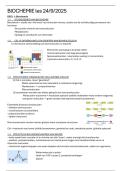 Samenvatting -  biochemie &lpar;I002433A&rpar;