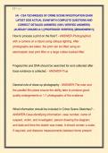 IAI - CSA TECHNIQUES OF CRIME SCENE INVESTIGATION EXAM  LATEST 2026 ACTUAL EXAM WITH COMPLETE QUESTIONS AND  CORRECT DETAILED ANSWERS &lpar;100&percnt; VERIFIED ANSWERS&rpar;  &vert;ALREADY GRADED A&plus;&vert; &vert;&vert;PROFESSOR VERIFIED&vert;&vert; &vert;&vert;BRANDNEW&excl;&excl;&excl;&vert;&vert;