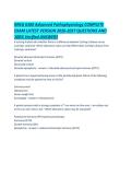 NRSG 6300 Advanced Pathophysiology COMPLETE EXAM LATEST VERSION 2026-2027 QUESTIONS AND 100- Verified ANSWERS&period;pdf