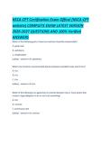 NSCA-CPT Certification Exam Offical &lpar;NSCA-CPT website&rpar; COMPLETE EXAM LATEST VERSION 2026-2027 QUESTIONS AND 100- Verified ANSWERS&period;pdf