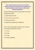 NBRC THERAPIST EXAM LATEST 2026 ACTUAL EXAM WITH  COMPLETE QUESTIONS AND CORRECT DETAILED ANSWERS &lpar;100&percnt;  VERIFIED ANSWERS&rpar; &vert;ALREADY GRADED A&plus;&vert; &vert;&vert;PROFESSOR  VERIFIED&vert;&vert; &vert;&vert;BRANDNEW&excl;&excl;&excl;&vert;&vert;