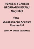PMKEE E-5 Career Information Exam &ndash; Navy Advancement Practice PDF