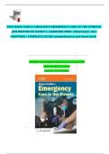TEST BANK NANCY CAROLINE&rsquo;S EMERGENCY CARE IN THE STREETS 9TH EDITION BY NANCY L&period; CAROLINE &vert;ISBN&colon;9781284274042