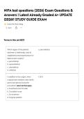NIFA test questions &lpar;2026&rpar; Exam Questions & Answers &vert; Latest Already Graded A&plus; UPDATE &vert;2026&excl;&excl; STUDY GUIDE EXAM