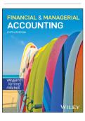 &lpar;DOWNLOAD FULL CHAPTERS SOLUTION MANUAL&rpar; FOR Weygandt&comma; Financial and Managerial Accounting&comma; 5th Edition SOLUTION MANUAL