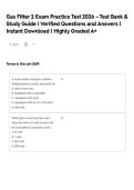 Gas Fitter 2 Exam Practice Test 2026 &ndash; Test Bank & Study Guide &vert; Verified Questions and Answers &vert; Instant Download &vert; Highly Graded A&plus;