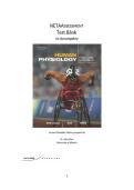 TEST BANK for Human Physiology&colon; From Cells to Systems&comma; Second Canadian Edition by Sherwood&comma; Kell & Ward &mdash; Verified Questions & Answers for All Chapters A&plus;