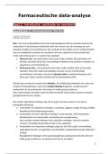 Samenvatting farmaceutische data-analyse