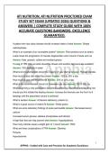 ATI NUTRITION&comma; ATI NUTRITION PROCTORED EXAM STUDY SET EXAM &lpar;UPDATED 2026&rpar; QUESTIONS & ANSWERS &vert; COMPLETE STUDY GUIDE WITH 100&percnt; ACCURATE QUESTIONS &ANSWERS&period; EXCELLENCE GUARANTEED&period;