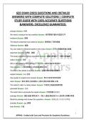 GED EXAM &lpar;2025&rpar; QUESTIONS AND &lpar;DETAILED ANSWERS&rpar; WITH COMPLETE SOLUTIONS &vert; COMPLETE STUDY GUIDE WITH 100&percnt; ACCURATE QUESTIONS &ANSWERS&period; EXCELLENCE GUARANTEED&period;