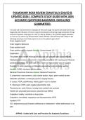PULMONARY ROSH REVIEW EXAM FULLY SOLVED & UPDATED 2026 &vert; COMPLETE STUDY GUIDE WITH 100&percnt; ACCURATE QUESTIONS &ANSWERS&period; EXCELLENCE GUARANTEED&period;