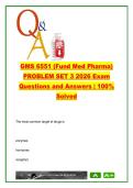 GMS 6551  EXAM COMPLETE PACKAGE DEAL