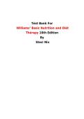 TEST BANK for Williams&rsquo; Basic Nutrition & Diet Therapy&comma; 16th Edition by Staci Nix &mdash; Verified Questions & Answers for All Chapters with Rationales A&plus; &lpar;2025&sol;2026 Updated&rpar;