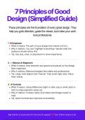 7 ways to make a Good Design