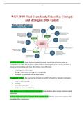WGU D753 Final Exam Study Guide&colon; Key Concepts and Strategies &vert; 2026 Update