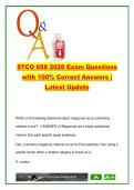 STCO 658 Advertising & Media Strategy Exam 2026 &vert; 50&plus; Verified Q&A &vert; Media Mix&comma; Persuasive Ads&comma; Brand Positioning&comma; Heuristics