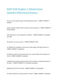 RADT 1010 Chapters 1-4 Review Exam Questions With Correct Answers