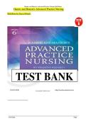 Full Test Bank for Hamric and Hanson's Advanced Practice Nursing&colon; An Integrative Approach &lpar;6th Edition&rpar; by Mary Fran Tracy and Eileen O'Grady Complete Coverage &lpar;Chapters 1-28&rpar; Verified Questions & Correct Answers Core Competencies &sol; Role Dev