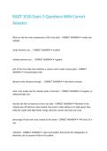 RADT 1010 Exam 3 Questions With Correct Answers