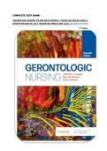 COMPLETE TEST BANK  GERONTOLOGIC NURSING 7TH EDITION BY JENNIFER J&period; YEAGER PHD MSN RN&comma; MARY B&period; WINTON PHD MSN RN&comma; SUE E&period; MEINER EDD APRN BC-GNP &lpar;2025&rpar; &vert;&vert; CURRENT EDITION