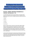 Washington State Insurance Producer Licensing Examination&colon; Comprehensive Practice Test &lpar;2023&rpar;