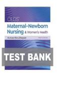 Test Bank for Olds&rsquo; Maternal‑Newborn Nursing & Women&rsquo;s Health Across the Lifespan&comma; 12th Edition 2025&sol;2026 &mdash; Complete All‑Chapters Q&A with Verified Answers & Rationales