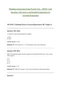 Plumbing Journeyman Exam Practice Test &ndash; 100 IPC Code Questions with Answers and Detailed Explanations for Licensing Preparation