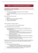 Samenvatting beleidswetenschap - 1ste zit 16&sol;20