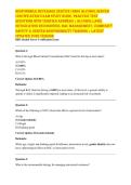 RESPONSIBLE BEVERAGE SERVICE &lpar;RBS&rpar; CERTIFICATION EXAM COMPLETE STUDY GUIDE WITH PRACTICE QUESTIONS AND VERIFIED ANSWERS &vert; ALCOHOL SERVICE LAWS&comma; BAC EDUCATION&comma; INTOXICATION SIGNS & SERVER LIABILITY TRAINING &vert; UPDATED 2026