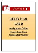 GEOG 1113L LAB&sol;1&sol;2&sol;3&sol;4&sol;5&sol;6&sol;7&sol;8&sol;9&sol; 10&sol; Assignment Online