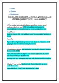 TCDHA&comma; CLINIC THEORY 1&comma; TEST &num;1 QUESTIONS AND ANSWERS - 2026 UPDATE - 100&percnt; CORRECT&period;