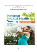 Test bank for Maternal and Child Health Nursing&colon; Care of the Child bearing and Childrearing Family 8th Edition by Jo Anne Silbert Flagg & Dr&period; Adele Pillitteri &vert;All Chapters &lpar;1-56&rpar; &vert; Q&As Verified &vert; Grade A&plus; Assured &vert;ISBN 9781496348135