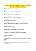 CR-21 AZROC TEST PREP EXAM QUESTIONS WITH VERIFIED ANSWERS