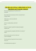 CIS 105 ASU FINAL UPDATED ACTUAL Questions and Accurate Answers