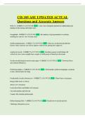 CIS 105 ASU UPDATED ACTUAL Questions and Accurate Answers