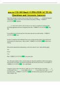 asu ea CIS 105 final 3 UPDATED ACTUAL Questions and Accurate Answers