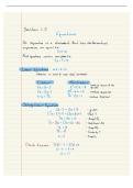 Pre-Calculus&colon; section 1&period;5 - Equations