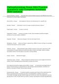 Pathophysiology Exam NSU Practice Questions with Complete Solutions 2026 Updated&period;
