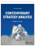 &lpar;DOWNLOAD FULL CHAPTERS TESTBANK&rpar; FOR Grant&comma; Contemporary Strategy Analysis 12th Edition TESTBANK