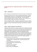 WGU C219 Capstone Task 1&colon; Quality Carbon Bicycles &vert; 2026 Update with complete solutions&period;