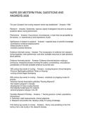 NURS 205 MIDTERM FINAL QUESTIONS AND ANSWERS 2026