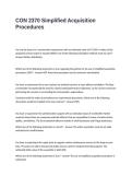 CON 2370 Simplified Acquisition Procedures Test Questions with Correct Answers