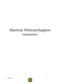 Samenvatting Mariene Wetenschappen colleges &plus; boek