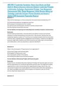 WGU D194 IT Leadership Foundations Theory Exam Review and Study Guide for Western Governors University Students &vert; Leadership Principles in Information Technology&comma; Organizational Strategy&comma; Team Management&comma; Communication Skills&comma; Change Management&comma; Ethical D