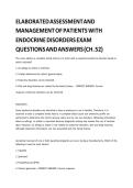 Comprehensive Exam Guide&colon; Assessment and Management of Endocrine Disorders &lpar;Chapter 52&rpar;